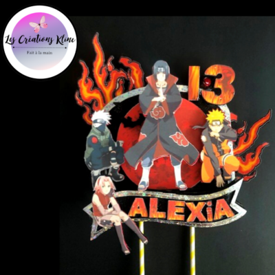 Décoration Gateau Naruto Personnalisée - Cake Topper Naruto