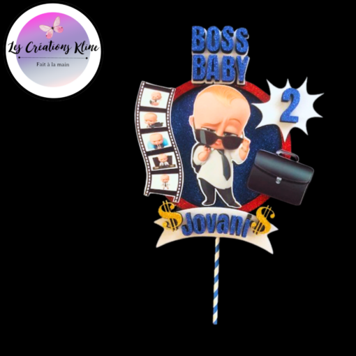 Cake Topper Personnalisé Boss Baby