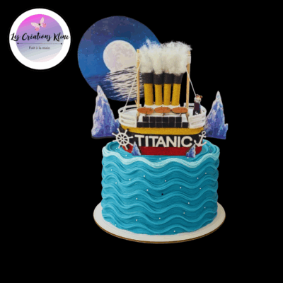 Cake Topper Titanic Personnalisé