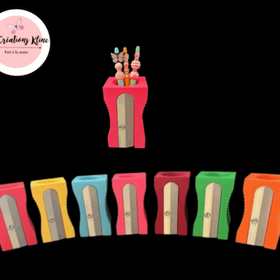 Pots à Crayons – Design Taille-Crayon Géant