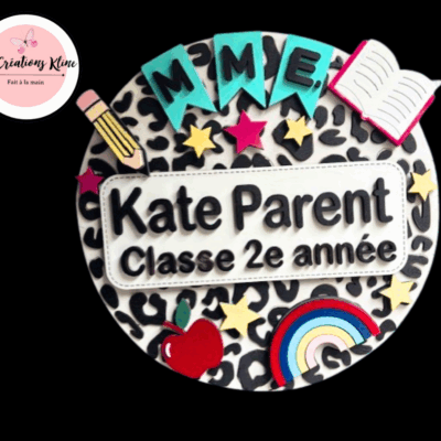 Teacher 3D Wood Wreath