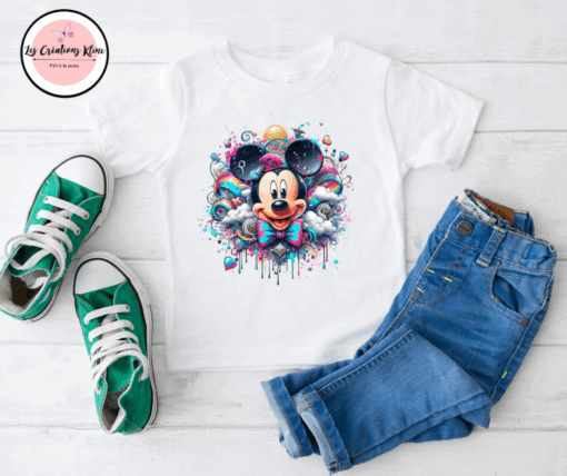 T-Shirt Enfant – Motif Mickey Mouse – Image 3