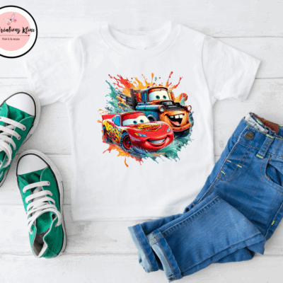 T-Shirt Enfant – Motif Flash McQueen