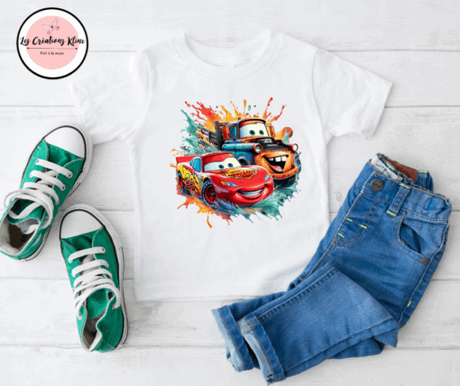 T-Shirt Enfant – Motif Flash McQueen