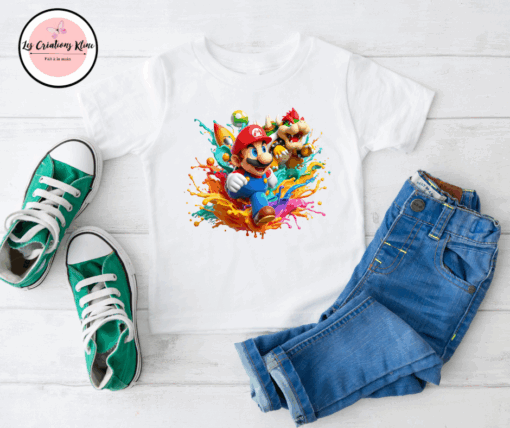 T-Shirt Enfant -Super Mario Bros – Image 4