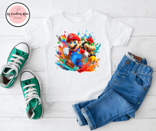 T-Shirt Enfant -Super Mario Bros – Image 2