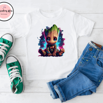 T-Shirt Enfant – Motif Groot