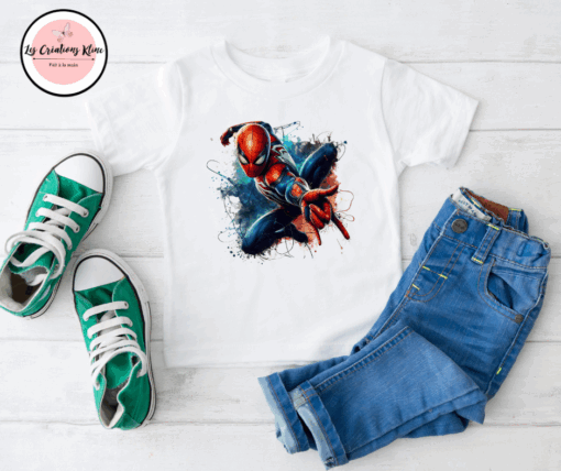 T-Shirt Enfant – Motif Spiderman