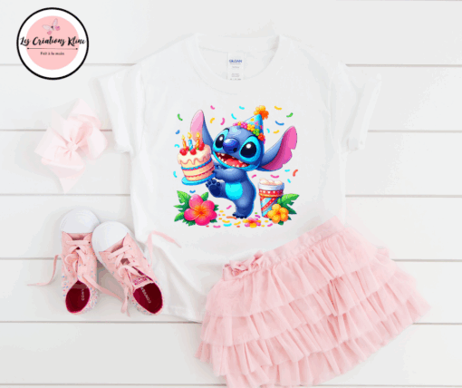 T-Shirt Enfant – Motif Stitch – Image 2
