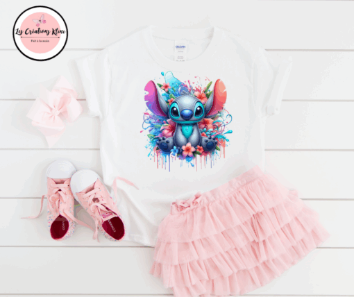 T-Shirt Enfant – Motif Stitch