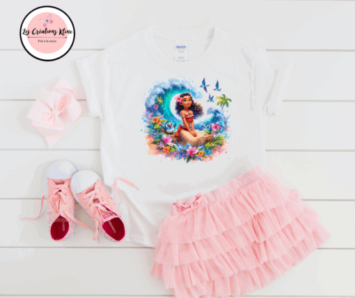 T-Shirt Enfant – Motif Moana