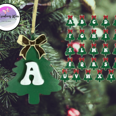 Ornement Arbre de Noël Personnalisé