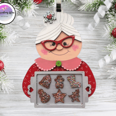 Couronne de Noël – Maman Noël & Plaque à Biscuits