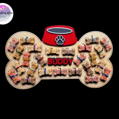 Décompte de Noël – Biscuits pour Chiens avec Os