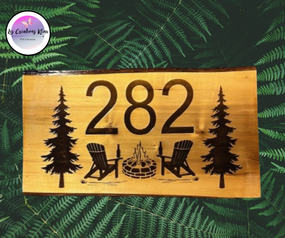 Planche gravée personnalisée en White Ash