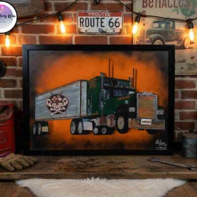 Cadre Trucker en bois