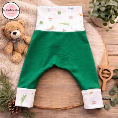 Pantalon évolutif harem crocodile