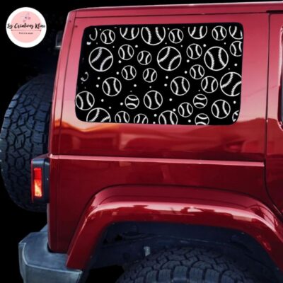 Autocollants vitres – Balles de baseball