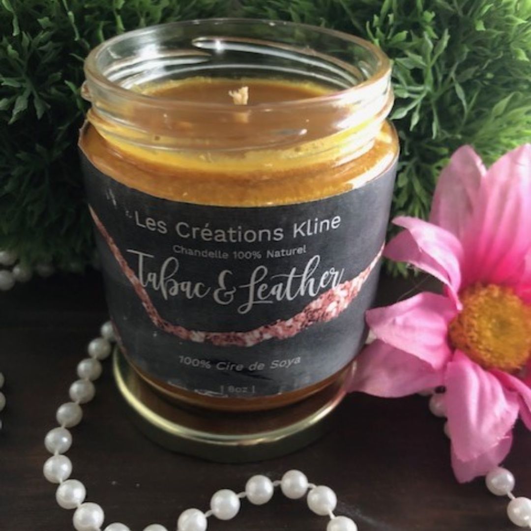 Chandelles de Soya Tabac & Leather