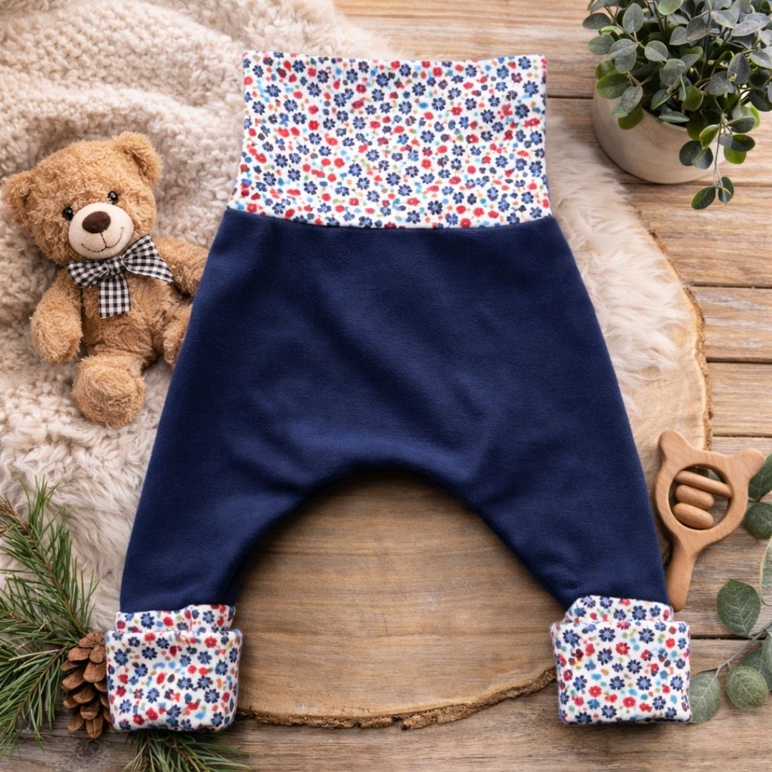 Pantalon Harem évolutif bloom de fleurs