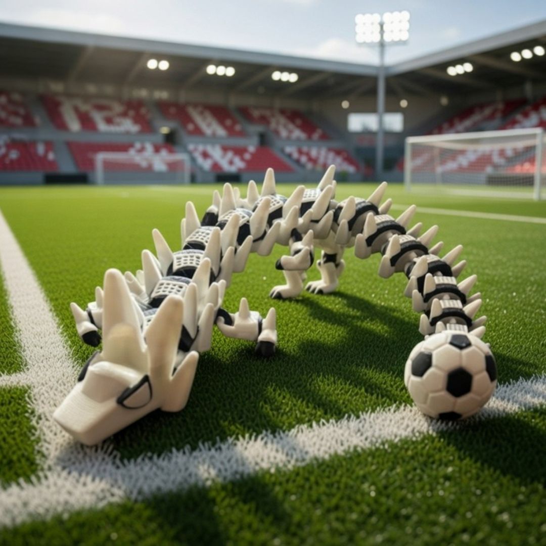 Nouveau ! Dragon Thème Soccer – Parfait pour les Fans de Foot !
