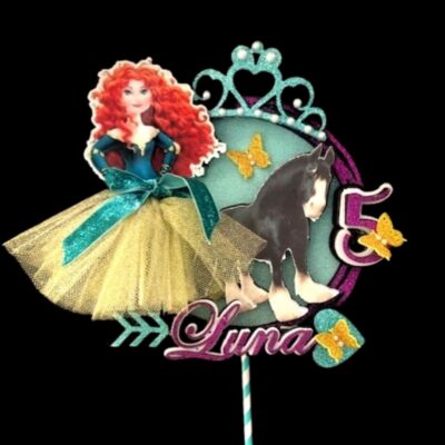 Topper pour gâteau Princesse Mirada personnalisé !