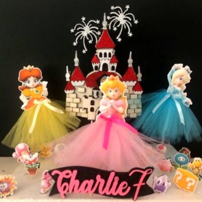 Topper pour gâteau Princesse Peach personnalisé !