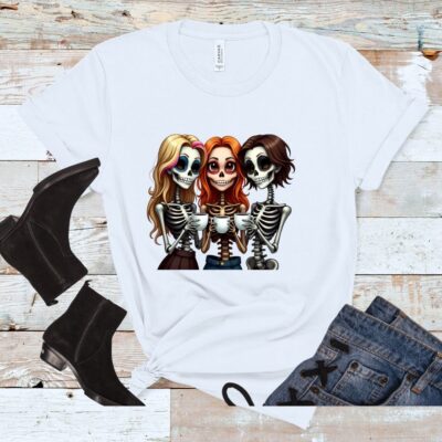 T-Shirt – Skeleton Friends