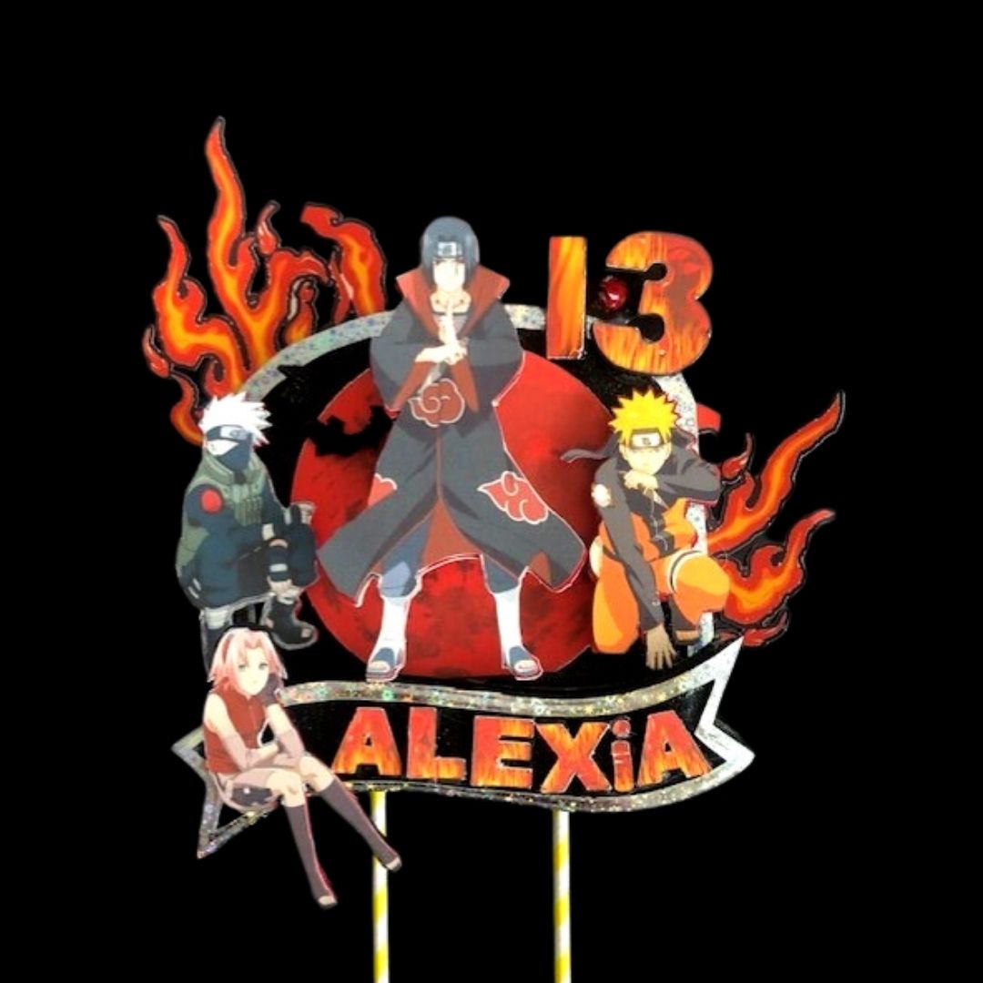 Topper pour gâteau Naruto personnalisé ! – Image 2