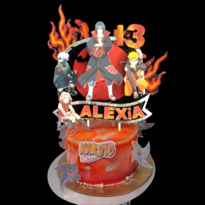 Topper pour gâteau Naruto personnalisé !