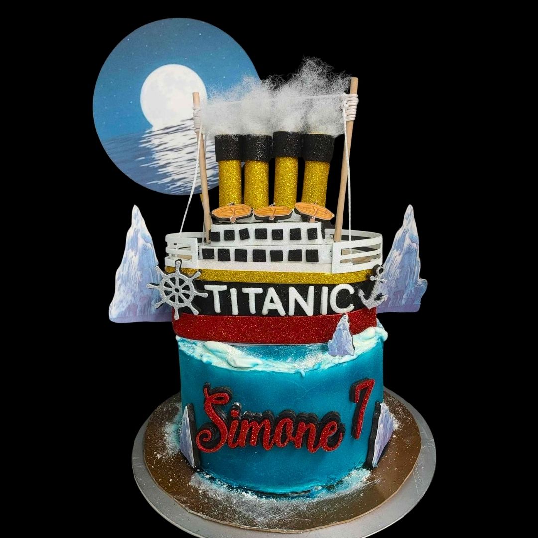 Topper pour gâteau Titanic Personnalisé – Image 3