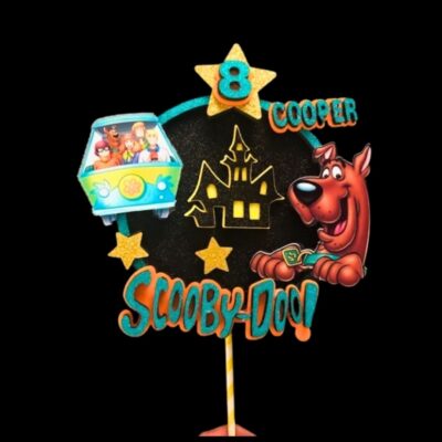 Topper pour gâteau Personnalisé Scooby Doo