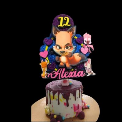 Topper pour gâteau Personnalisé Zumba