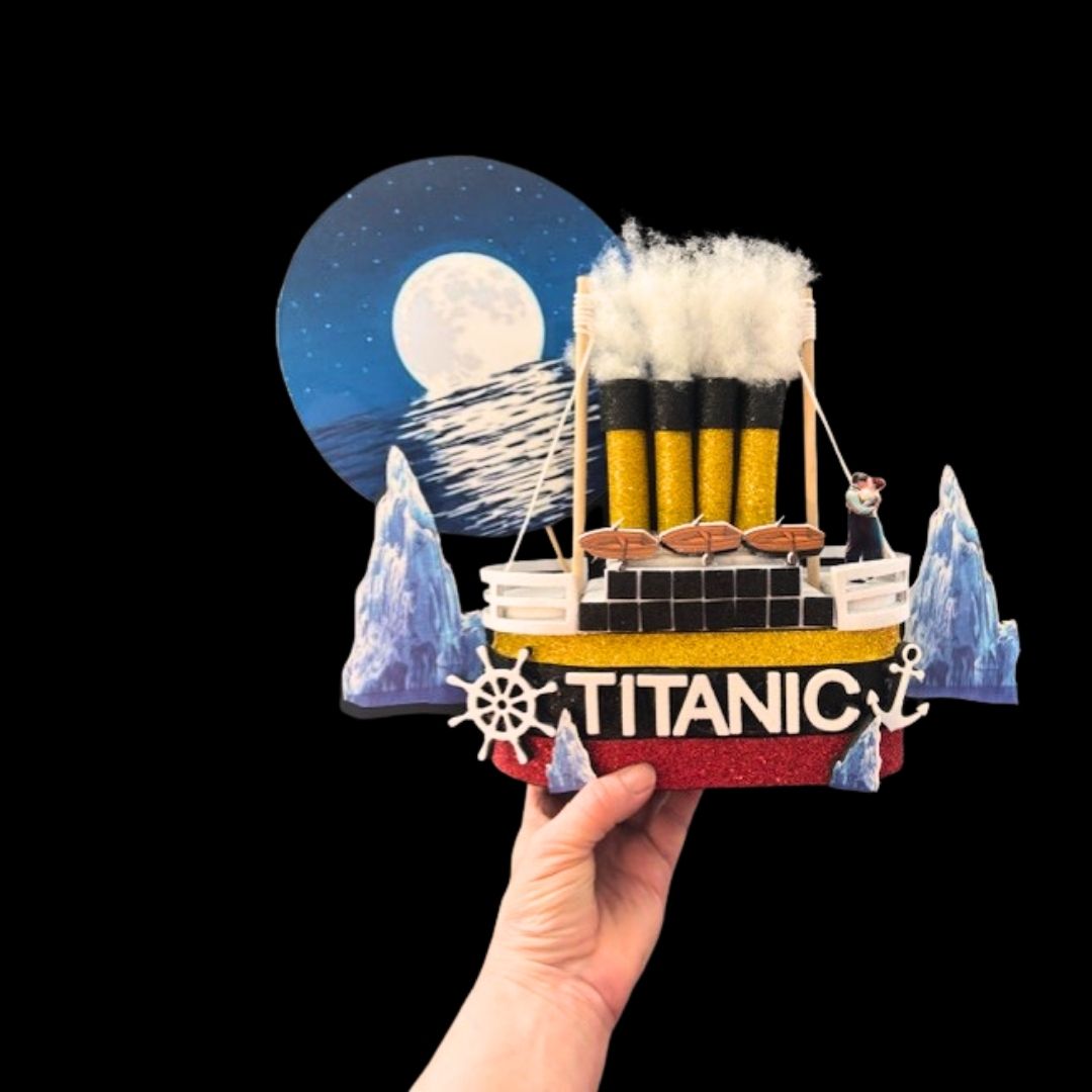 Topper pour gâteau Titanic Personnalisé – Image 2