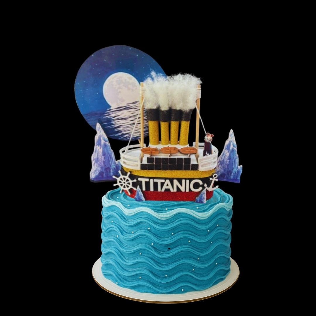 Topper pour gâteau Titanic Personnalisé