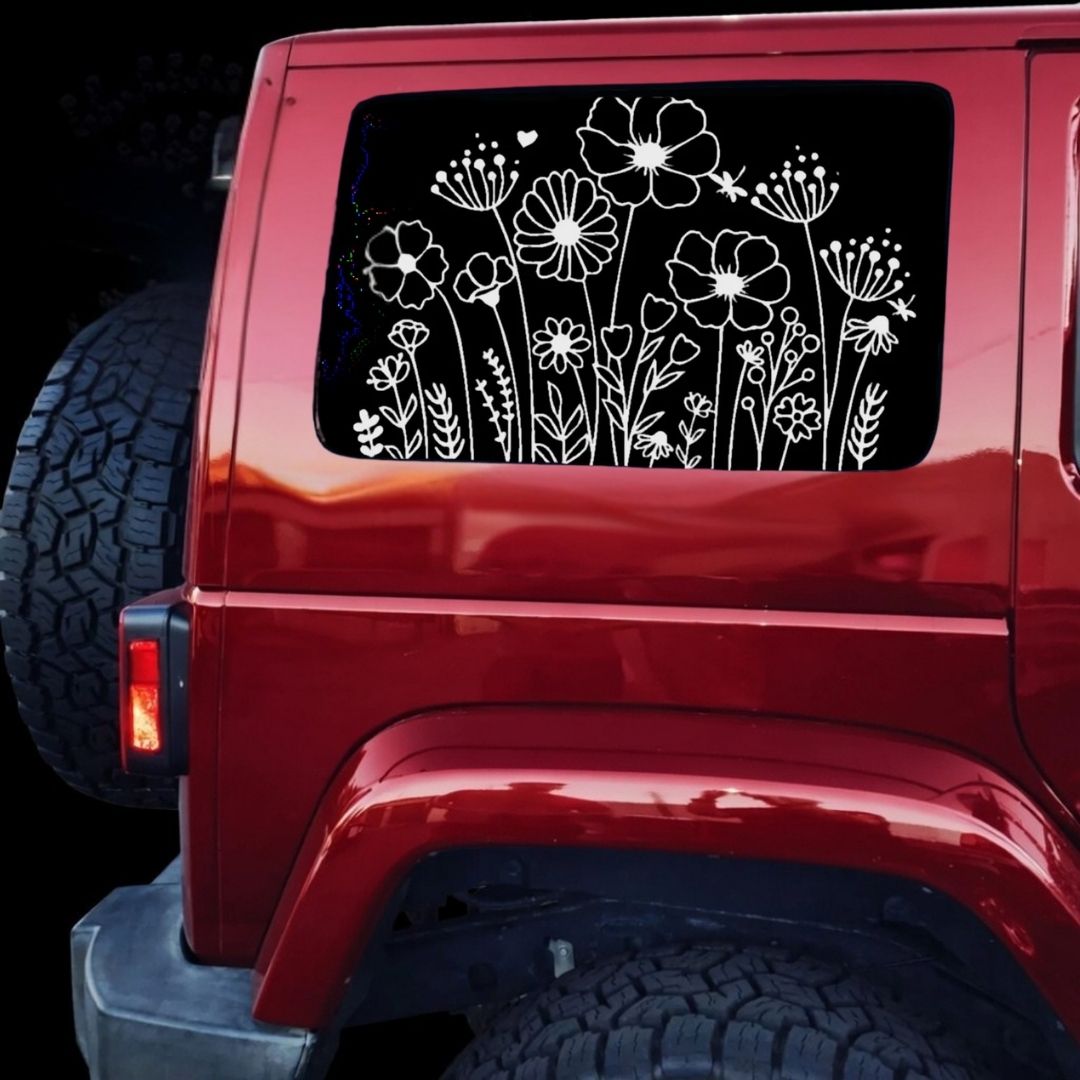 Autocollants vitres – Floral – Image 5