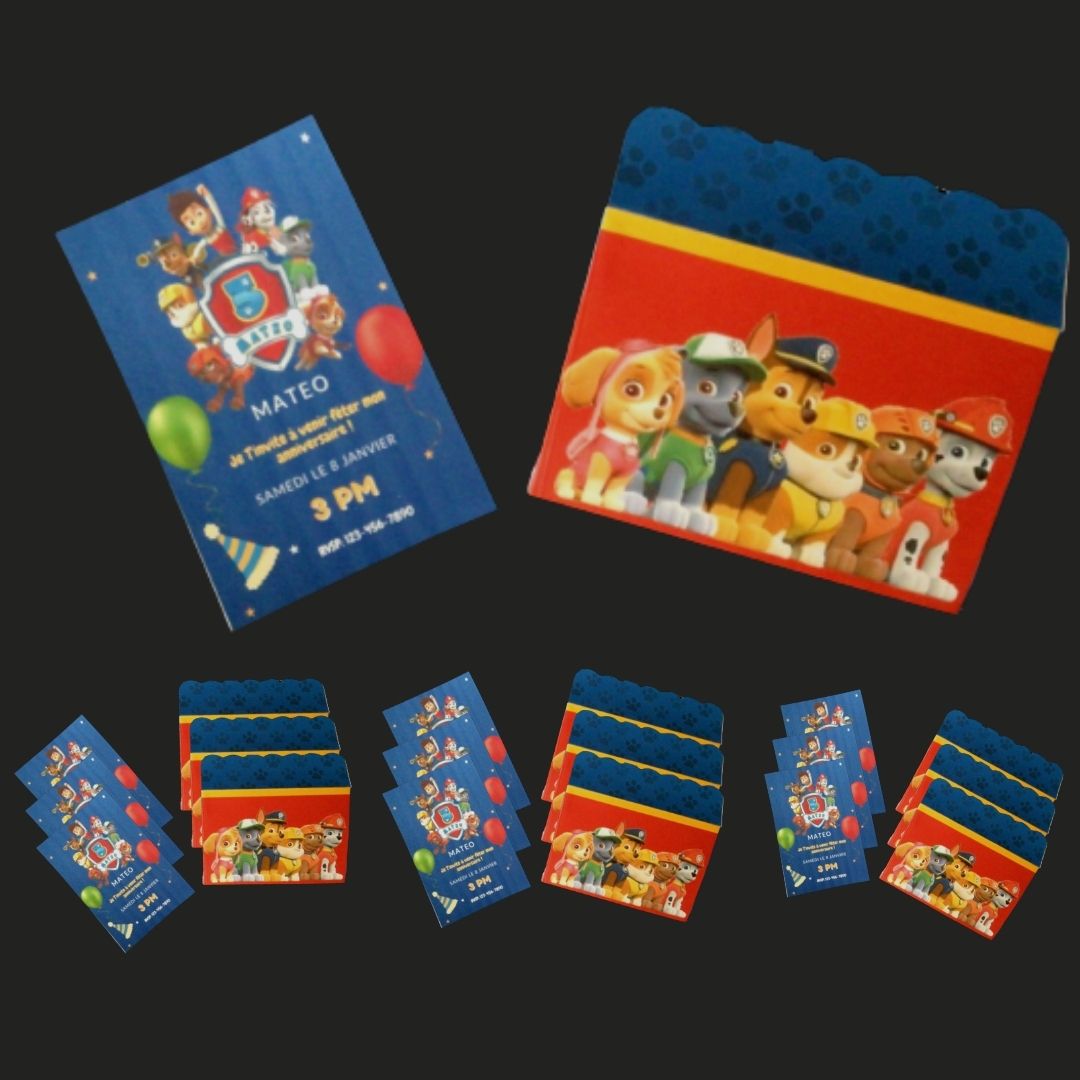 Cartes d'Invitations Personnalisées – Image 3