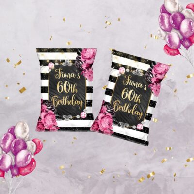 Sacs de Chips Personnalisés – Retraite, Mariage, 60 ans et plus !