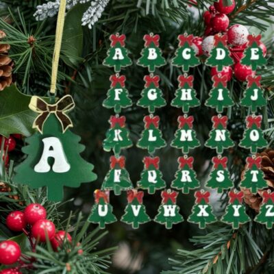 Ornement Arbre de Noël Personnalisé