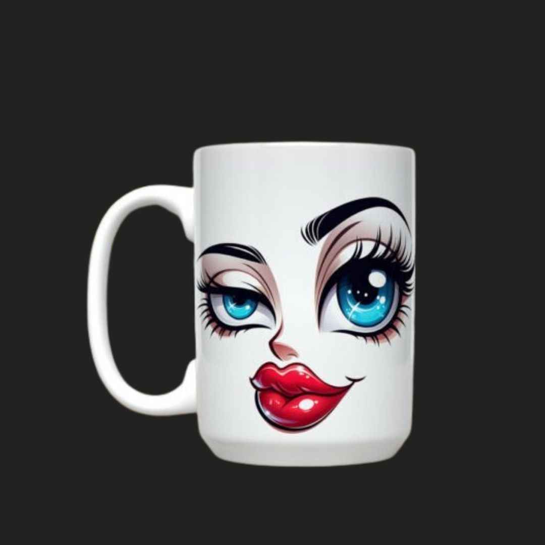 Tasse à Café (Mug) – "Visages Amusants"
