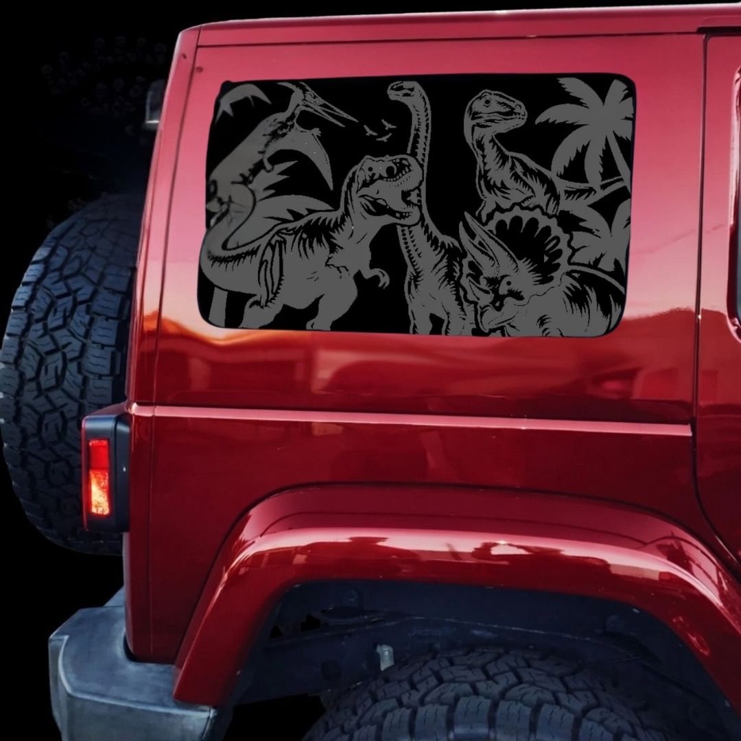 Autocollants vitres – Dinosaures