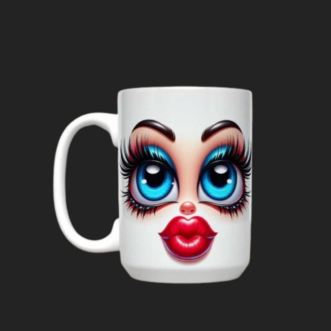 Tasse à Café (Mug) – "Visages Amusants" – Image 10