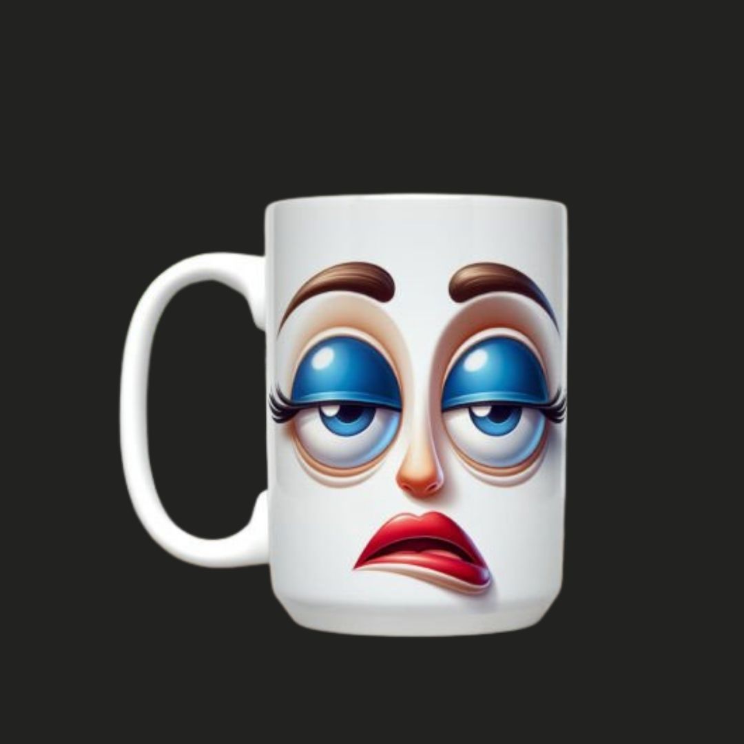 Tasse à Café (Mug) – "Visages Amusants" – Image 11