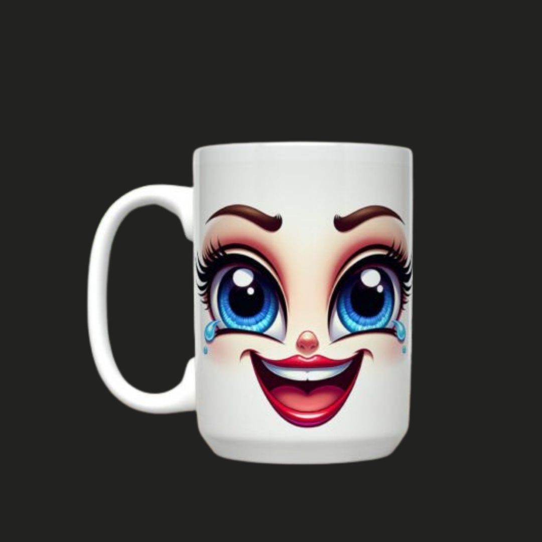Tasse à Café (Mug) – "Visages Amusants" – Image 12