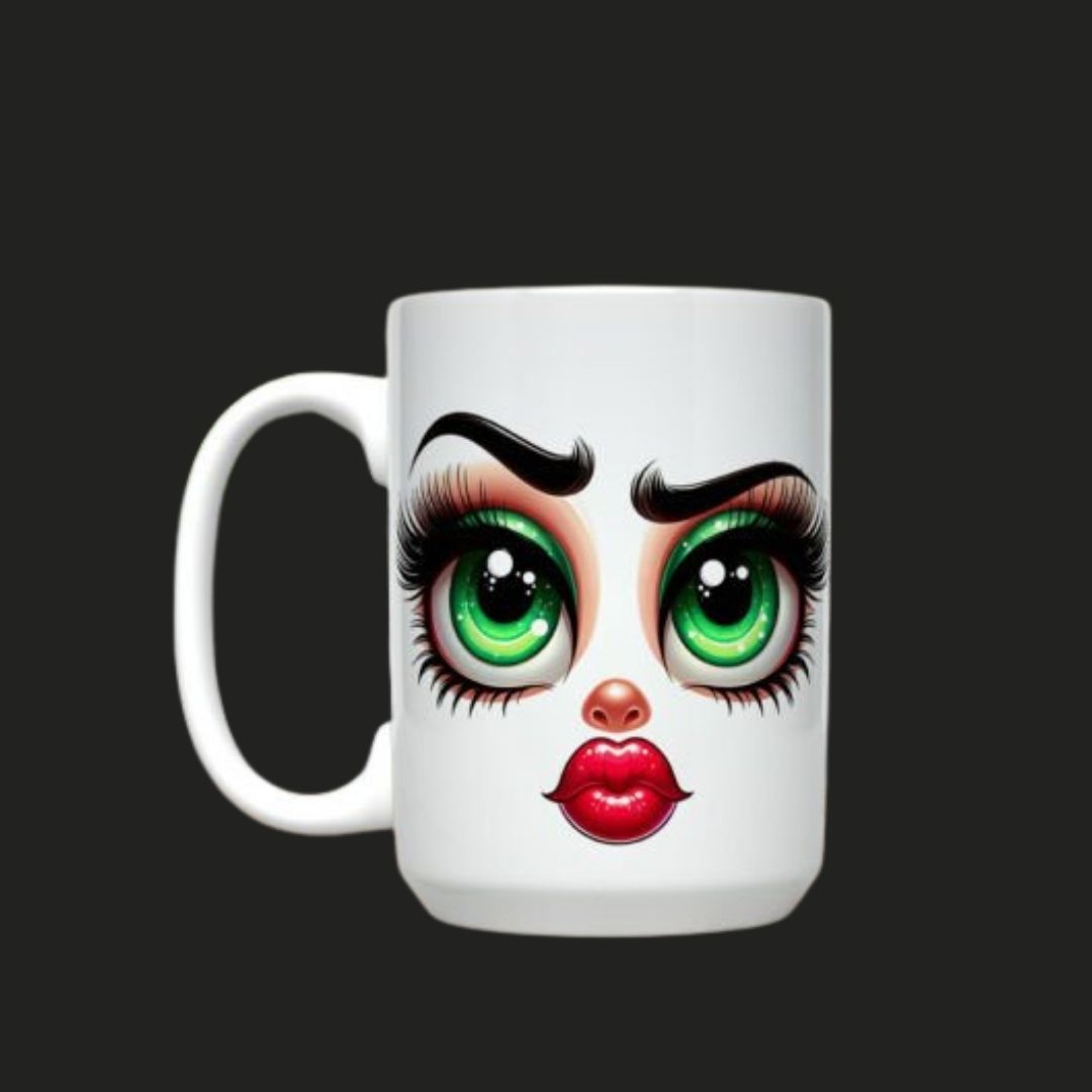 Tasse à Café (Mug) – "Visages Amusants" – Image 15