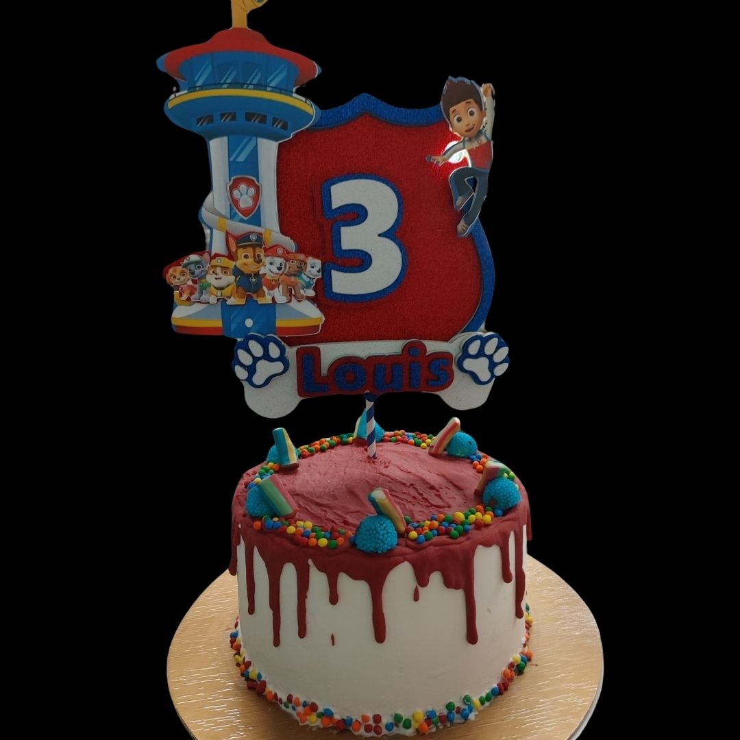 Topper gâteau personnalisé thème PAW Patrol – Image 3