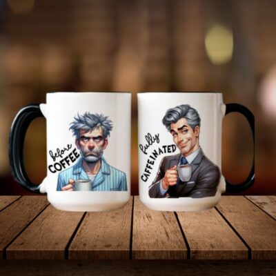 Tasse à Café (Mug) – Homme Sarcastique Avant le Café