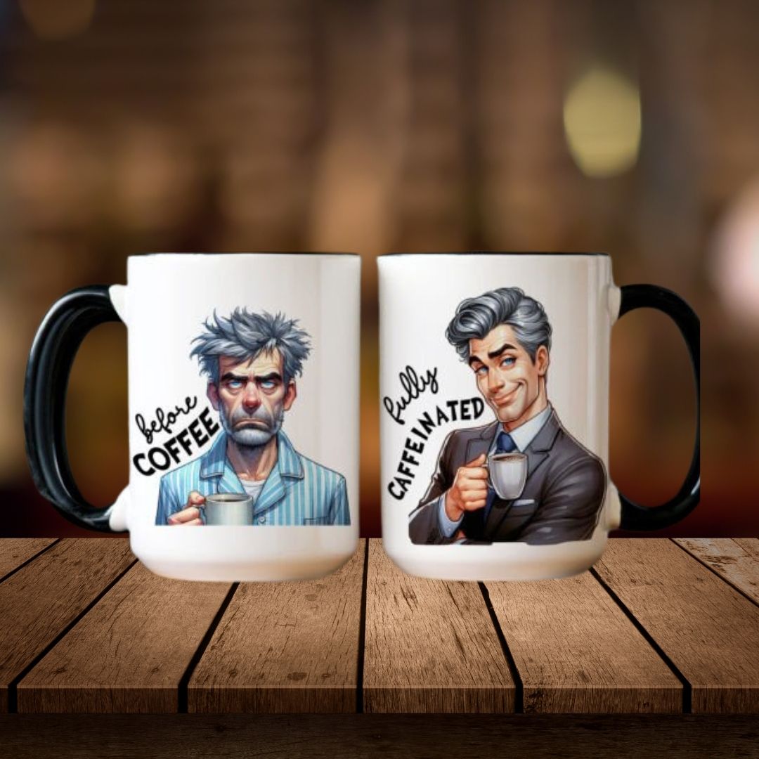 Tasse à Café (Mug) – Homme Sarcastique Avant le Café