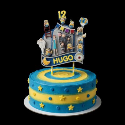 Topper pour gâteau Personnalisé Thème Minions