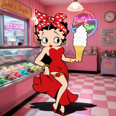 Poster Betty Boop – Décoration Vintage & Glamour